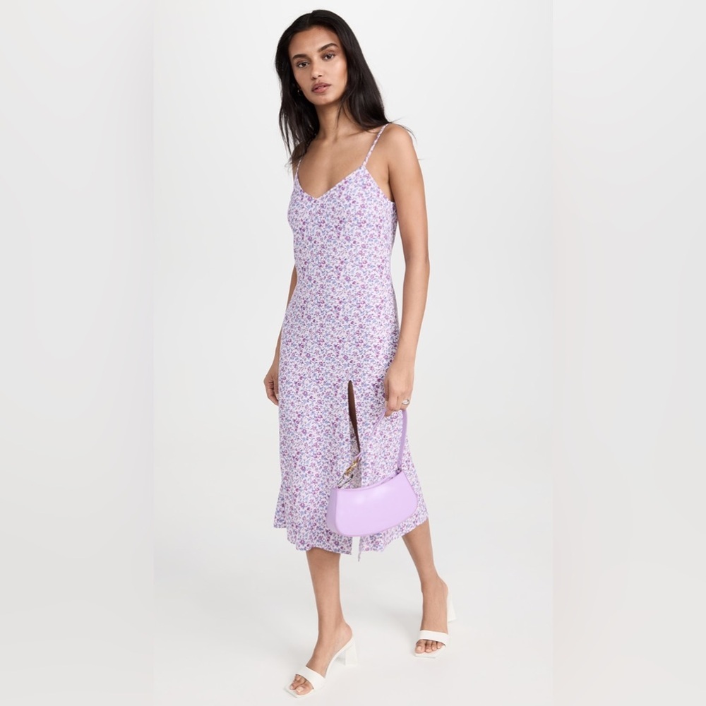 reformation crimini midi dress ditsy floral muse